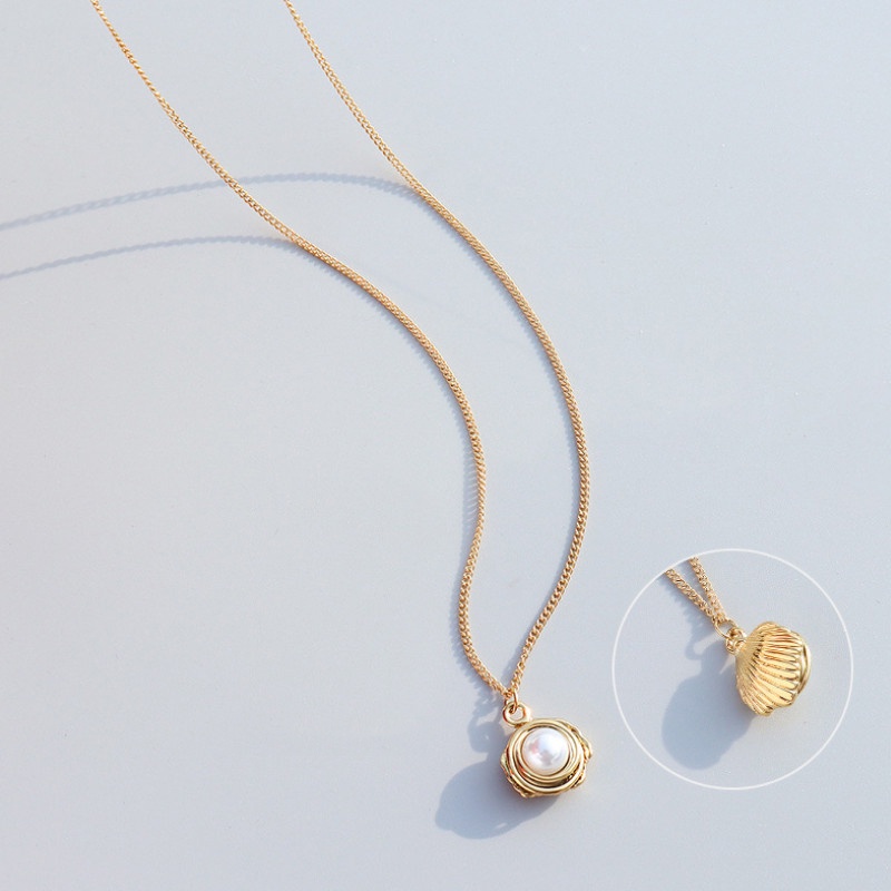 Dây Chuyền Hoa Ngọc Trai Nhân Tạo Titan Ko Han Rỉ TT 3807