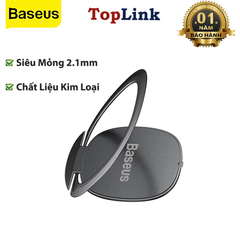 Giá Đỡ Nhẫn Móc Ngón Tay Baseus Xoay 360 Độ Dành Cho Tất Cả Các Mẫu Điện Thoại Di Động_ - TopLink
