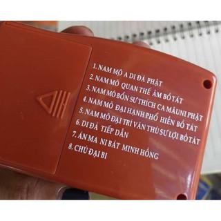 Máy niệm kinh phật có sẵn 8 bài