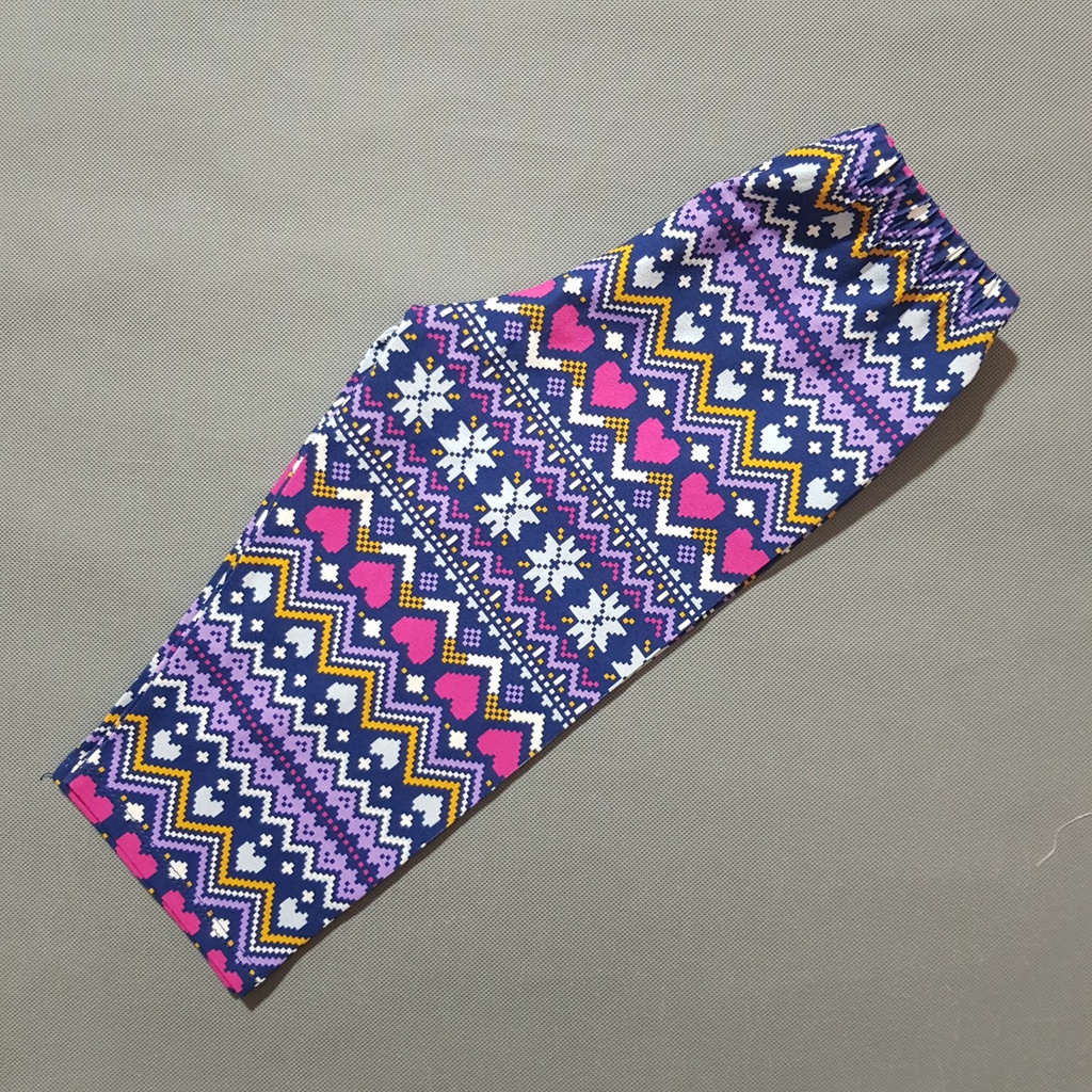 Quần legging lửng bé gái size đại in họa tiết nhiều màu