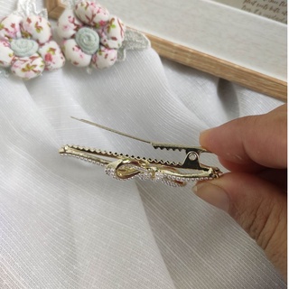 kẹp tóc mái đính ngọc trai - joco