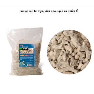 San hô vụn vật liệu lọc nước cho bể cá, bể thủy sinh