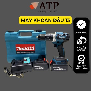 Máy khoan pin Makita 118V 3 chức năng , loại không chổi than , đầu Auto Lock 13mm