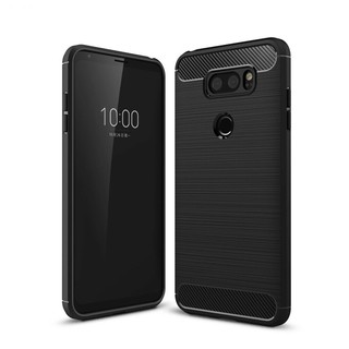Ốp lưng lg v30 chống sốc dạng carbon hiệu likgus