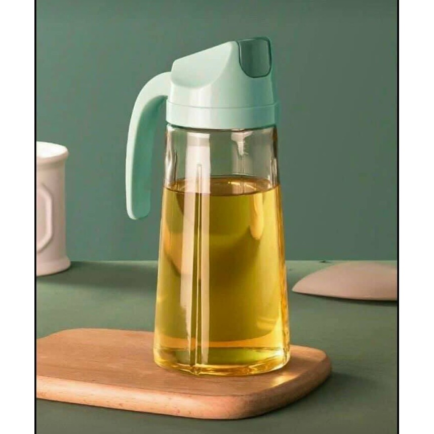 Bình rót dầu, rót mắm, nghiêng 45 độ là dầu tự chảy ra, dung tích 300ml (ảnh thật)