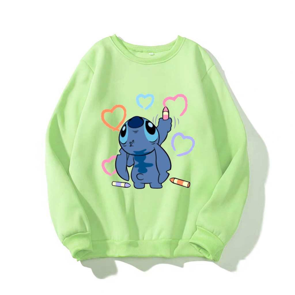 ÁO SWEATER NAM NỮ IN HÌNH STITCH (NHIỀU MÀU)