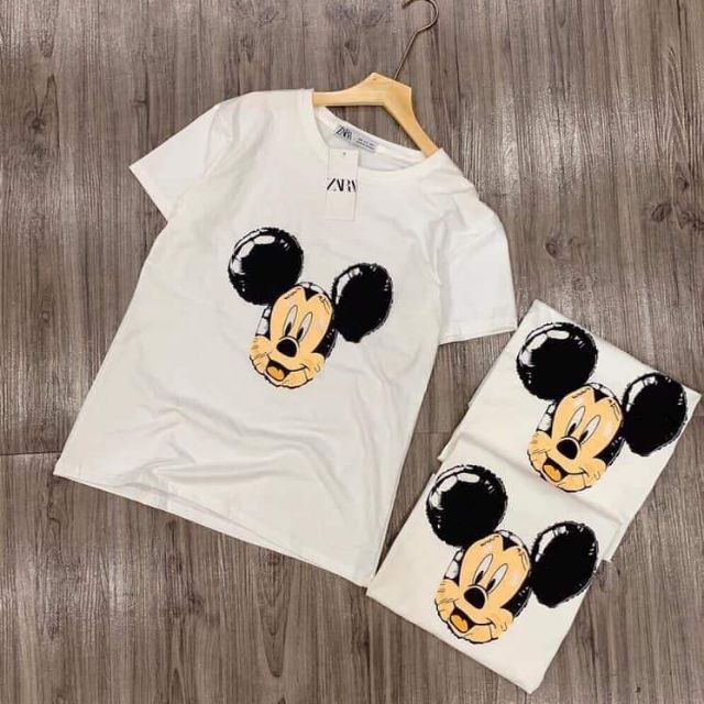 Áo in hình micky
