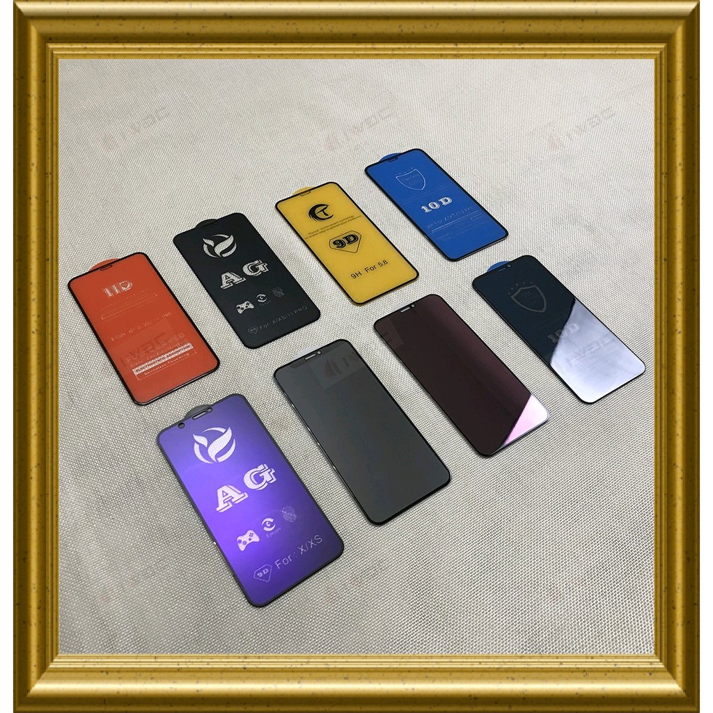 Kính Cường Lực 11D Chống Ánh Sáng Xanh Bảo Vệ Màn Hình Cho iPhone 14 13 12 11 Pro Max X XS XSMAX