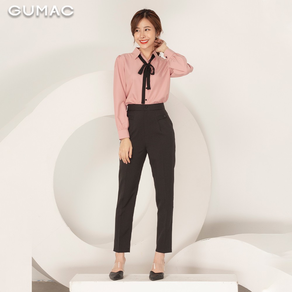 Quần tây phối bản đắp QA947 GUMAC