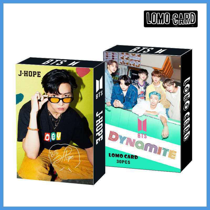 Hộp thẻ ảnh Lomo card BTS nhóm nhạc Kpop và lomo từng thành viên