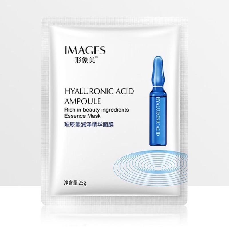 Mặt nạ Dưỡng Da Cấp Ẩm Thải độc HYALURONIC ACID AMPOULE IMAGES