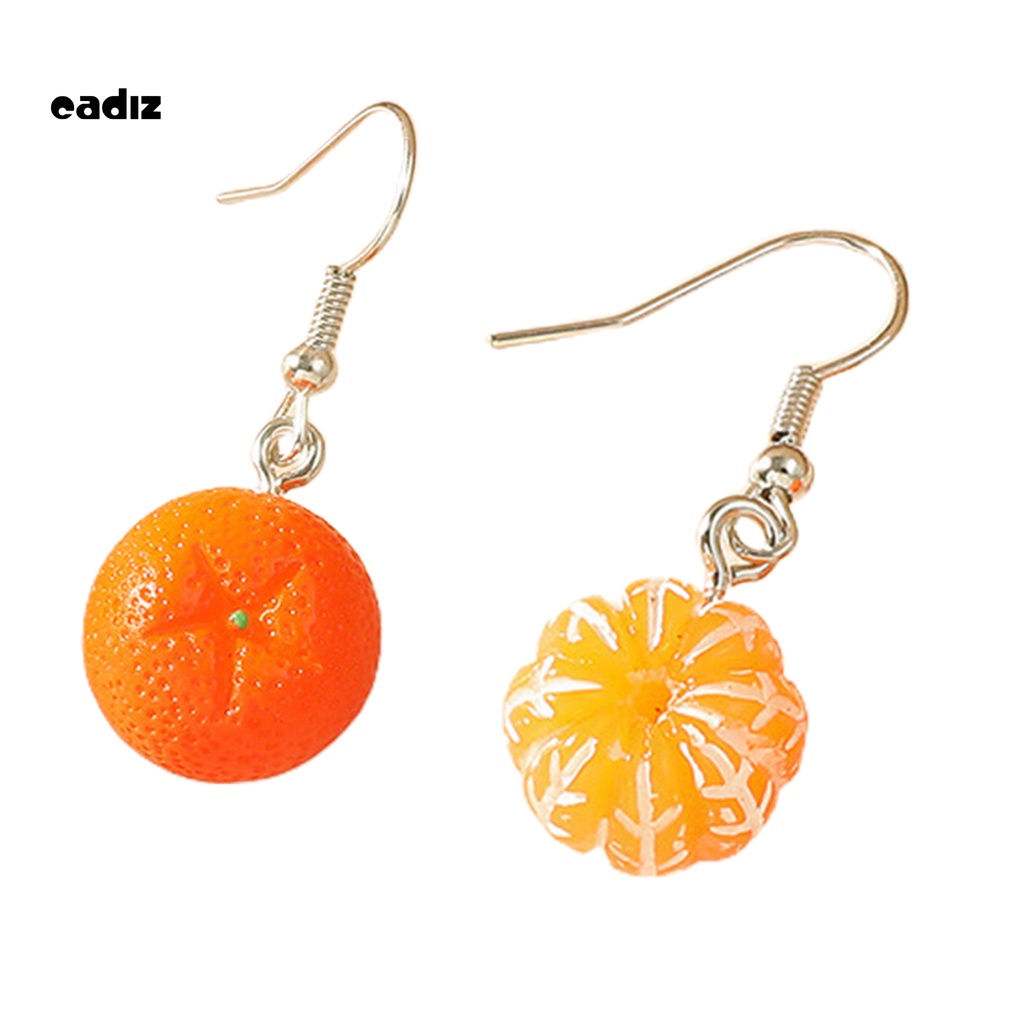 Bông tai hình quả cam dễ thương cho nữ