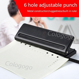 ♨dụng cụ bấm lỗ giấy 6 lỗ tiện dụng