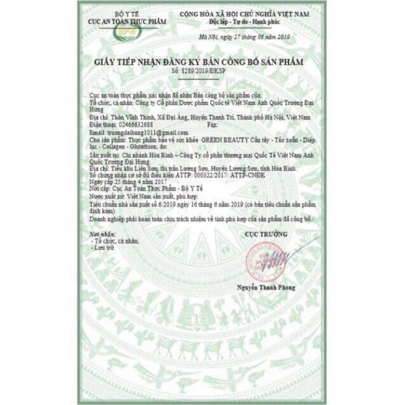 Cần Tây Green Beauty (Chính Hãng) | BigBuy360 - bigbuy360.vn