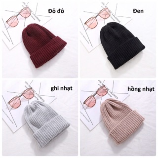 Nón len trơn basic nam nữ mang đều đẹp ( ảnh thật + clip)