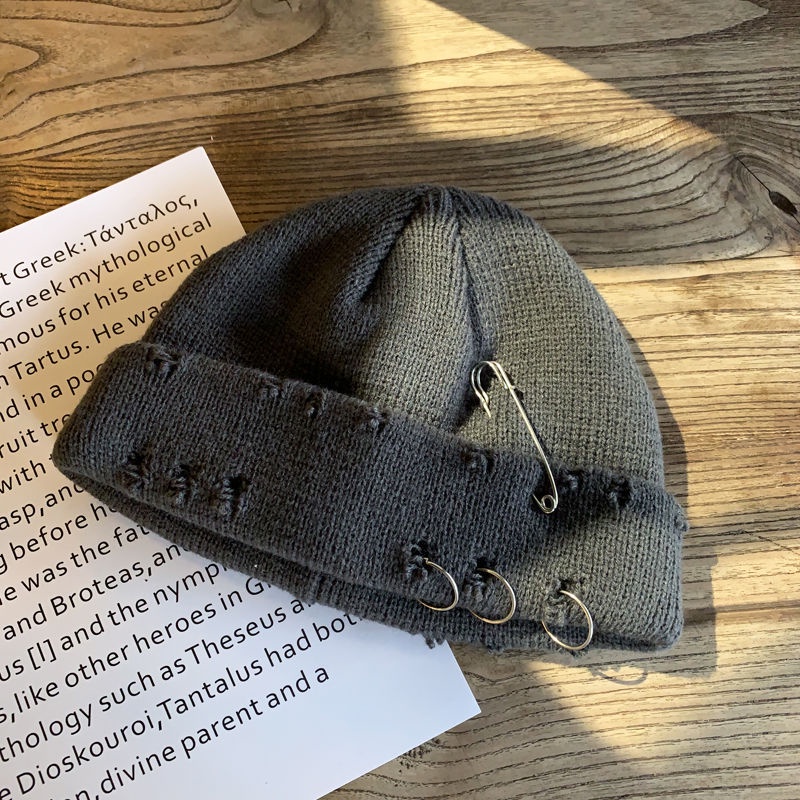 Mũ Len Phong Cách hip hop Hàn Quốc Cho Nam Nữ