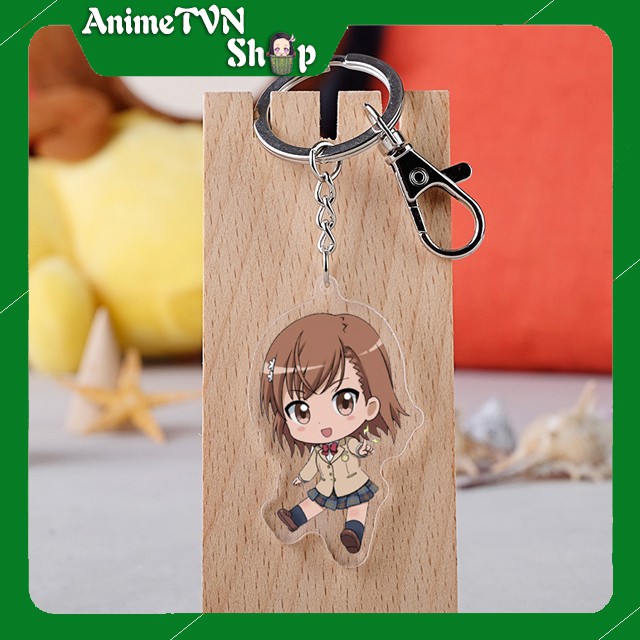 Móc khoá Mica dây xịn anime Toaru Majutsu no Index - Nhựa Cứng Acrylic In 2 mặt sắc nét ( ảnh thật )