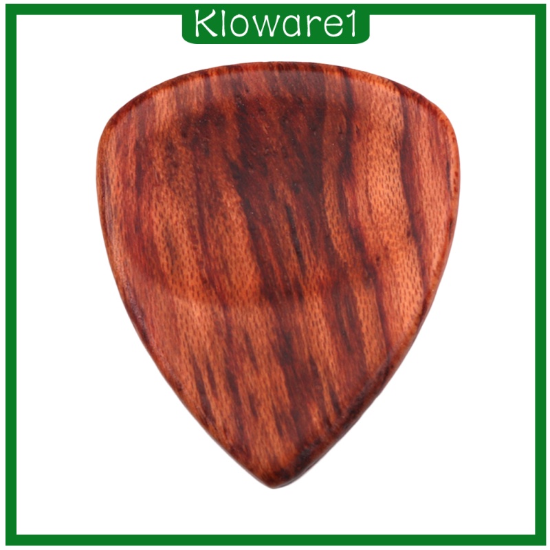 [KLOWARE1]Rosewood Heart Shape Guitar Pick Music Instruments Collection Gifts 27x 32mm