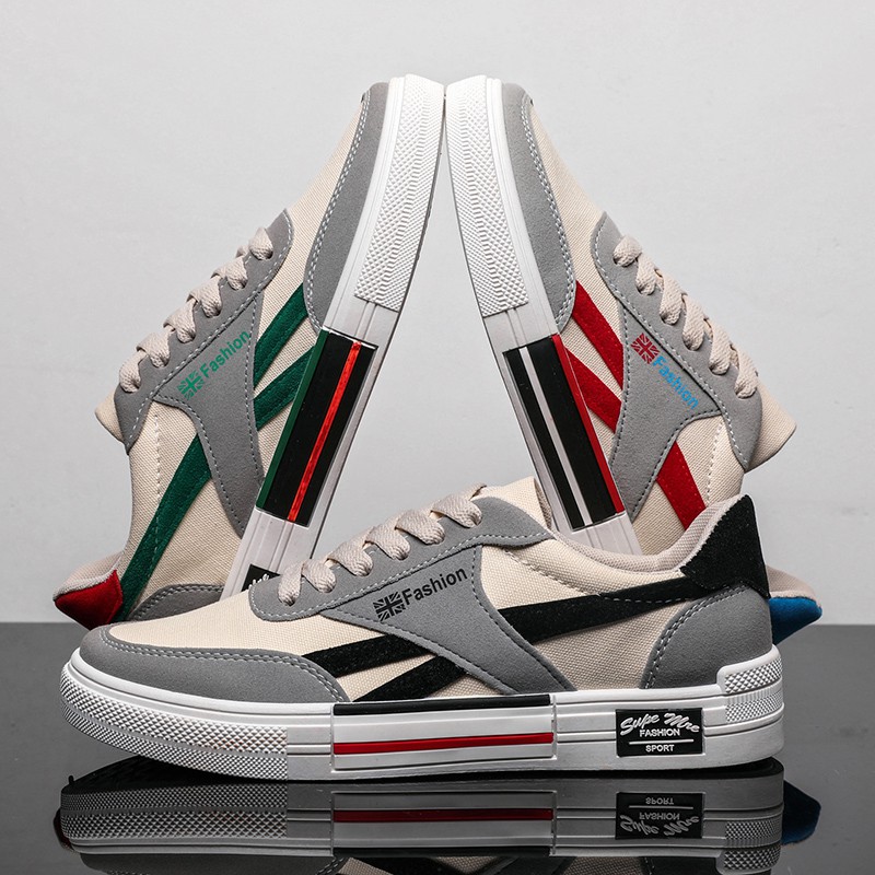 Giày vải canvas kiểu Hàn Quốc thoáng khí thời trang mùa hè dành cho nam | BigBuy360 - bigbuy360.vn