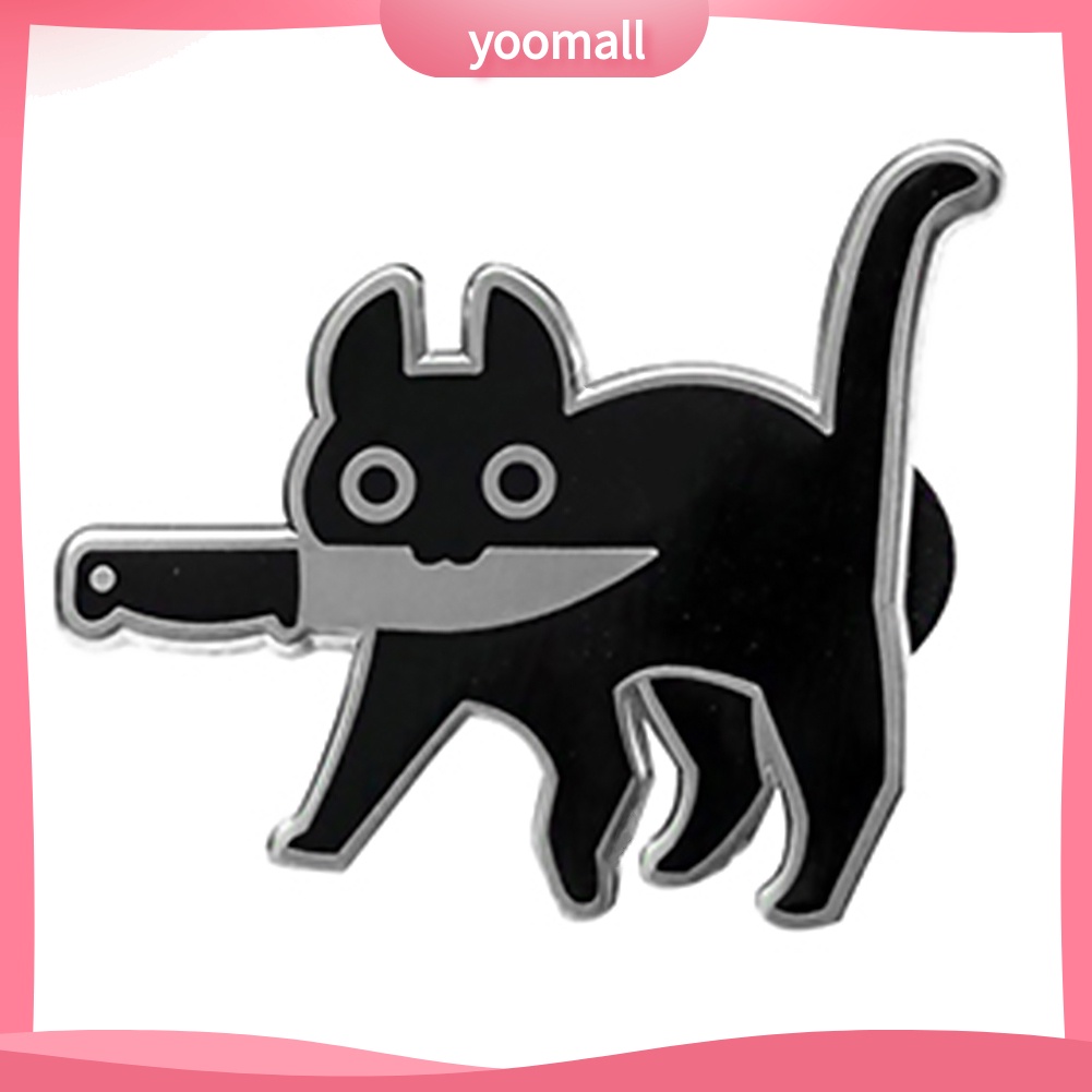 Ghim cài áo họa tiết chú mèo hoạt hình phong cách thời trang tinh tế