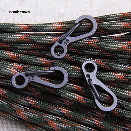 RB_10x Mini SF Carabiner Climbing Backpack Spring Clasps EDC Keychain Bottle Hooks