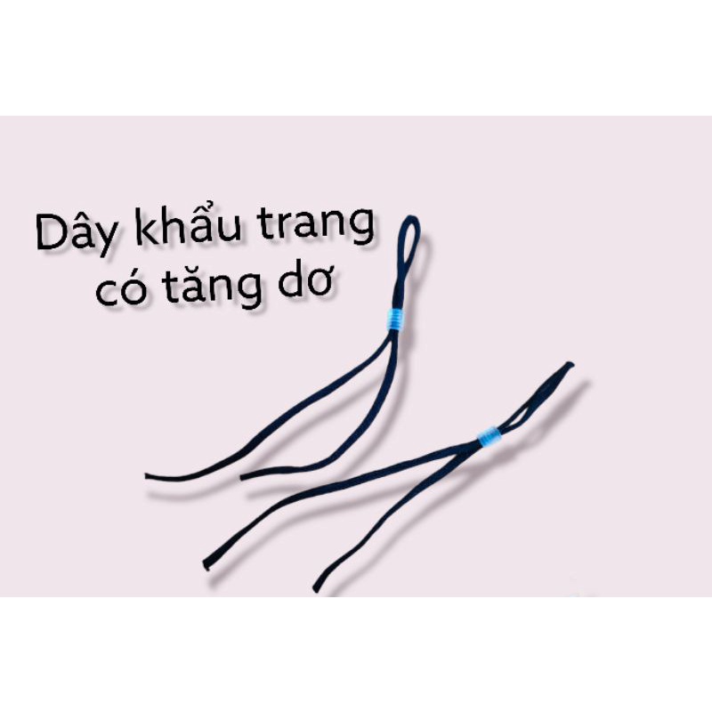 Dây đeo khẩu trang có tăng dơ điều chỉnh độ rộng chật tiện lợi số lượng 1 cặp