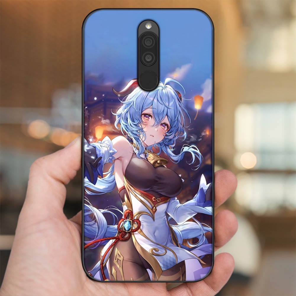 Ốp lưng Xiaomi Redmi 8 viền đen in hình Ganyu Genshin Impact