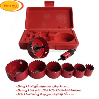 Bộ mũi khoét thạch cao khoét gỗ mềm 10 chi tiết cao cấp