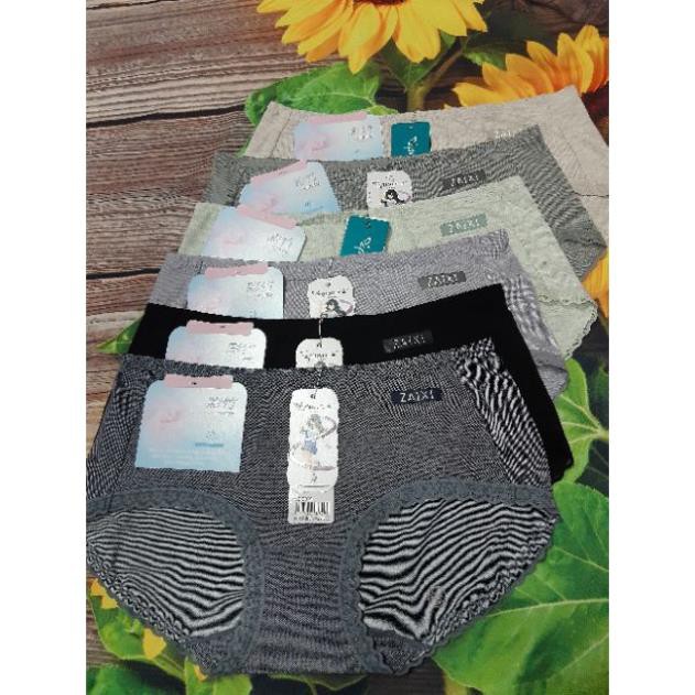Ảnh thật và video_10 quần lót ZAIXI hàng cotton siêu mềm siêu đẹp phom 40_62kg
