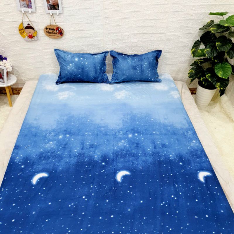 Trọn  Bộ Chăn ga gối 5 Món loại 1 Chăn trần bông