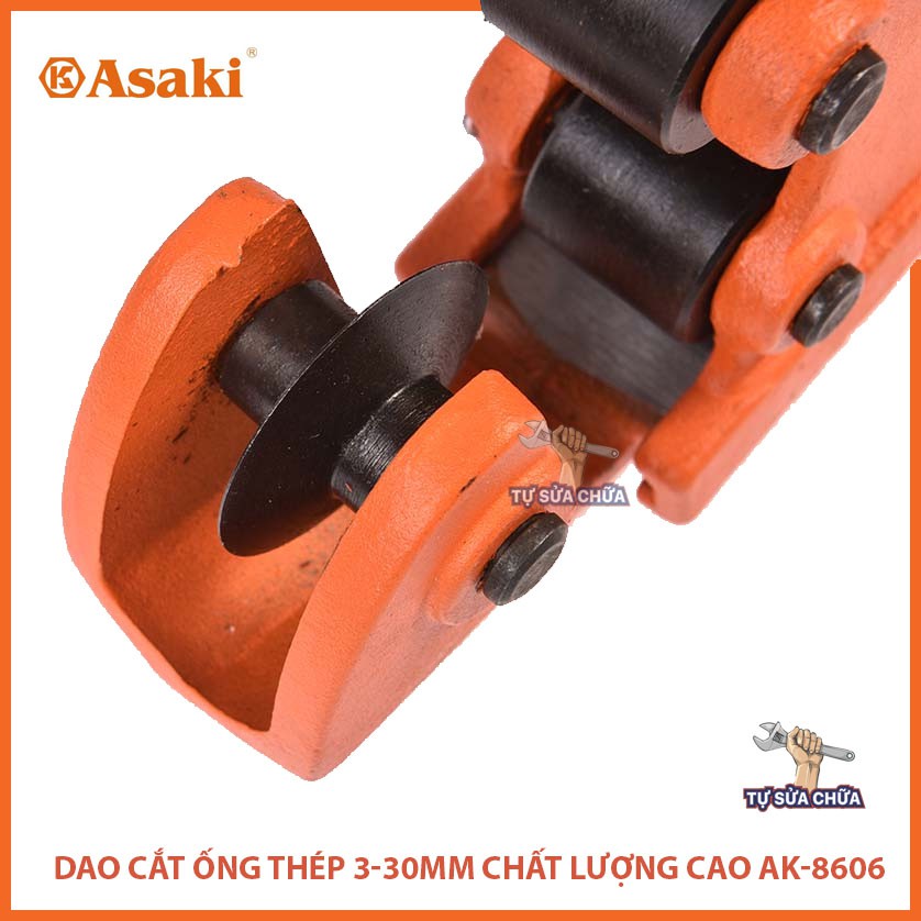 Dao cắt ống ASAKI AK-8606 3-30mm chuyên cắt ống đồng, ống nhôm, ống thép, kim loại mỏng siêu sắc, chất lượng cao