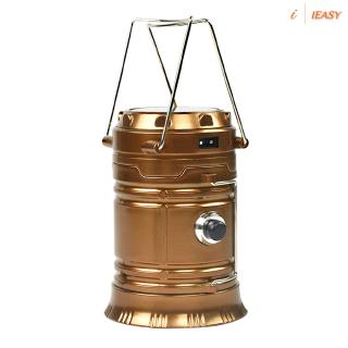 IE❤Solar Power Rechargeable LED Flashlight Camping Tent Light Torch Lamp Lantern
