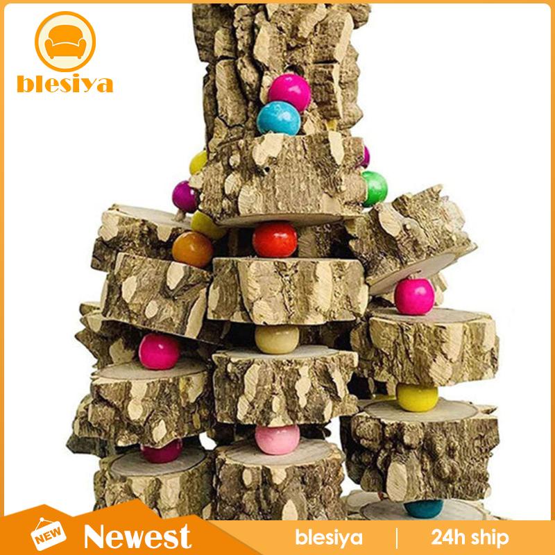 Đồ chơi gặm bằng gỗ tự nhiên cỡ lớn cho vẹt