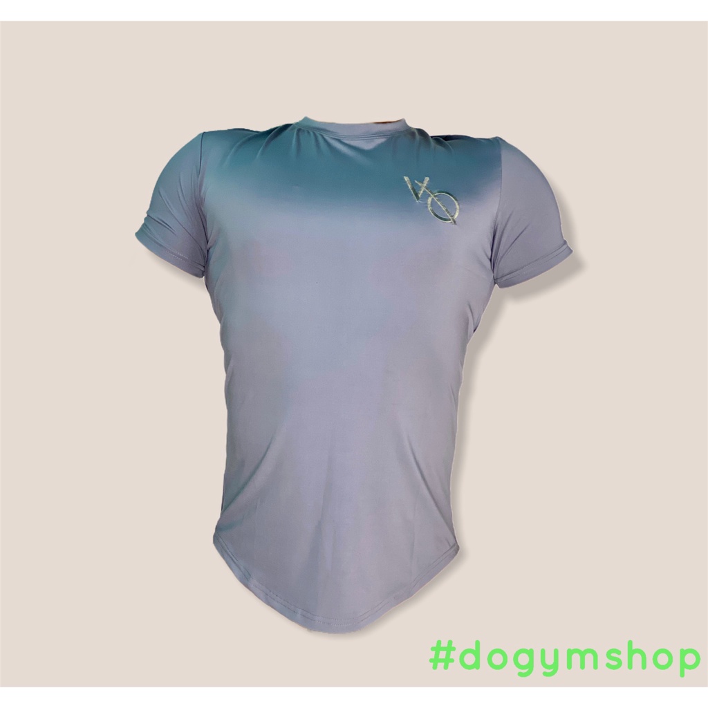 Áo thể thao nam DO GYM SHOP form ôm body logo thêu, thun lạnh 4 chiều thoáng mát