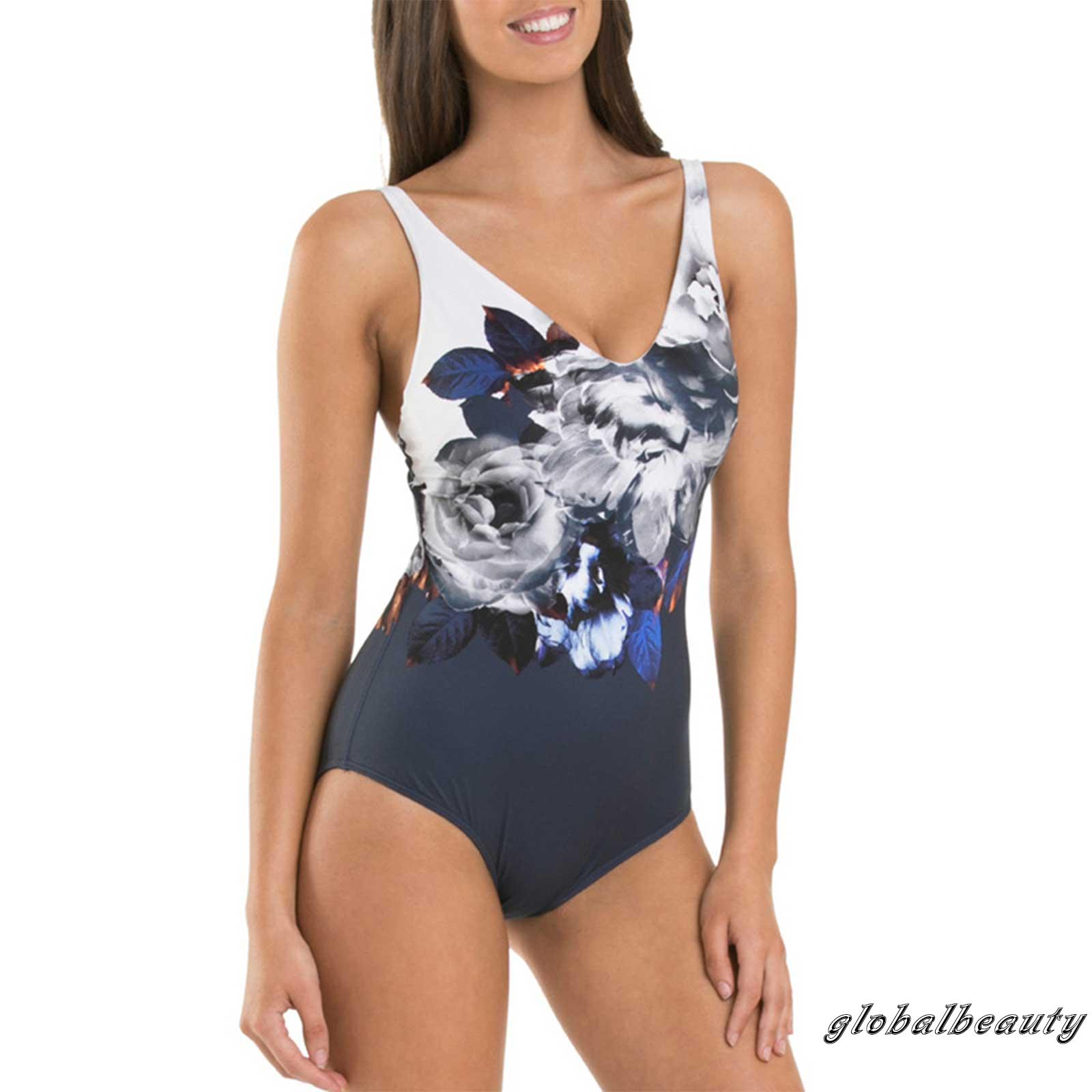 Đồ Bơi Một Mảnh Cổ V Họa Tiết Hoa Cho Nữ | BigBuy360 - bigbuy360.vn