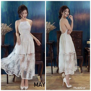 Đầm maxi ren 2 dây May