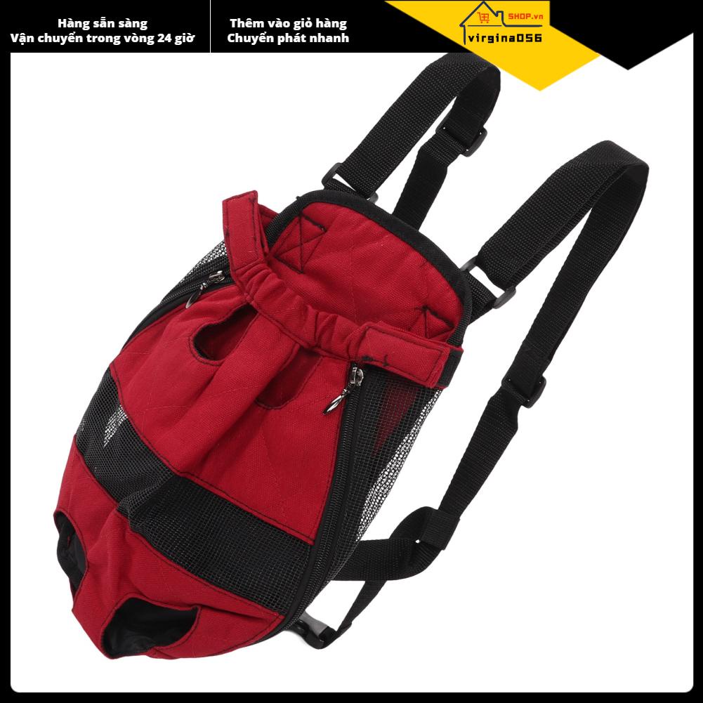 Virgina056 Balo đeo ngực cho thú cưng Có thể điều chỉnh được di động chó phía trước du lịch đi bộ đường dài Cắm trại rảnh tay