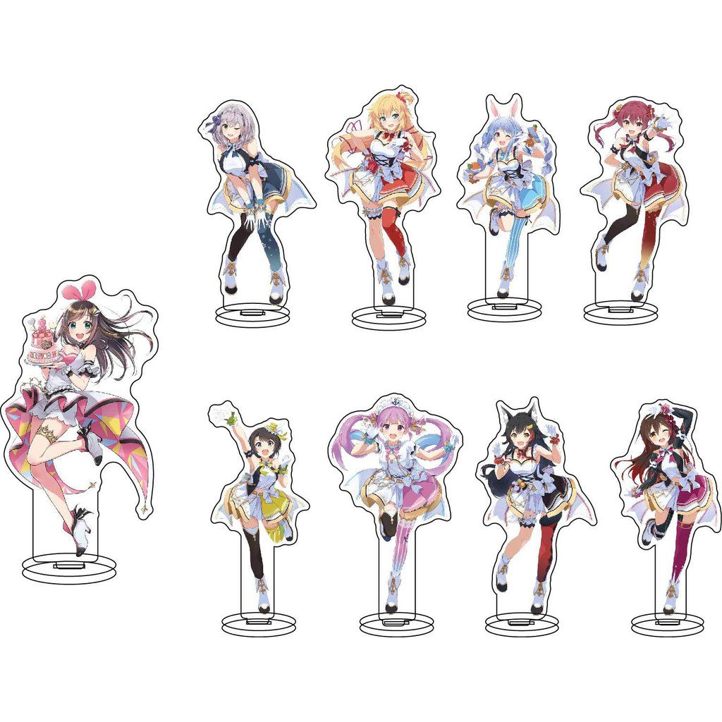 Standee Hololive acrylic anime mica chibi mô hình trang trí