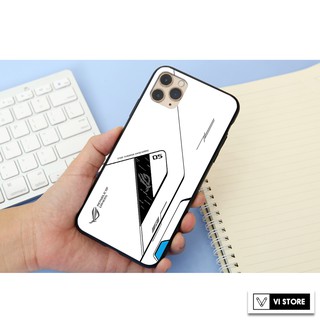 Ốp lưng kính cường lực iPhone 11 Pro Max - ROG Gaming