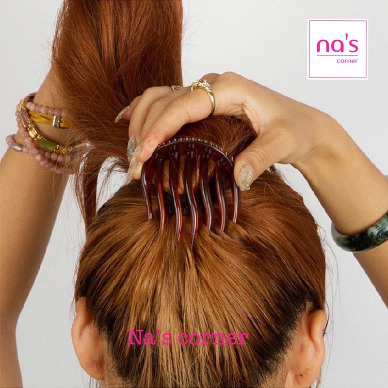 Xược lược búi tóc tiếp viên hàng không kiểu pháp French twist con sò