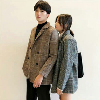 [ Order ] Áo khoác balazer Dạ mỏng ulzzang Nam Nữ (kèm ảnh thật sau)