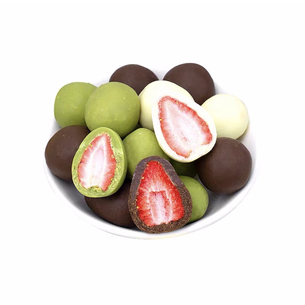 KẸO SOCOLA BỌC DÂU TÂY SẤY LẠNH 🍓🍓