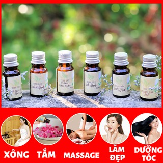 10ml Tinh Dầu Vỏ Bưởi, Sả Chanh, Thanh Trà, Tràm, Tràm Năm Gân, Thiên Niên Kiện - Làng Hạ - Tinh dầu Liên Minh Xanh