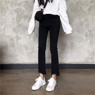 Quần Denim Lưng Cao Co Giãn Thời Trang Dành Cho Nữ