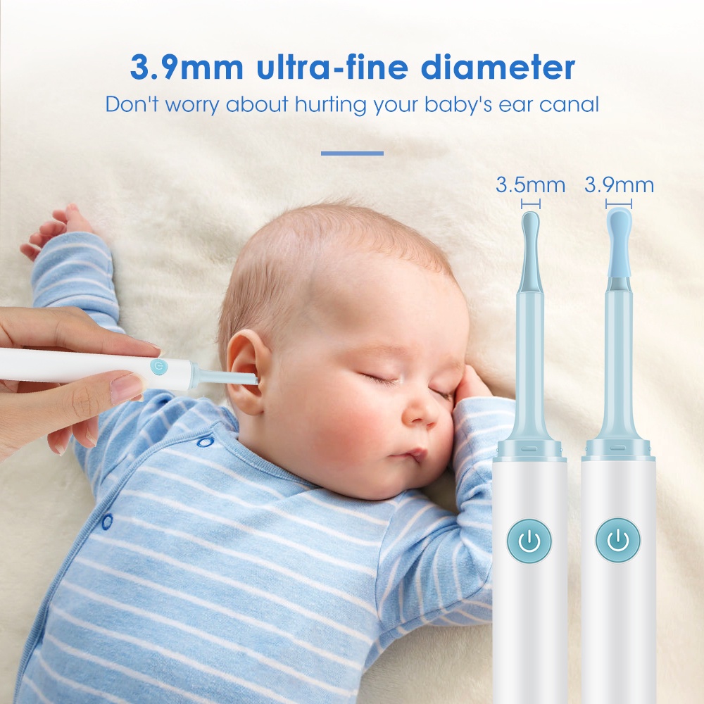 Dụng Cụ Lấy Ráy Tai Thông Minh 3.9mm An Toàn Cho Bé