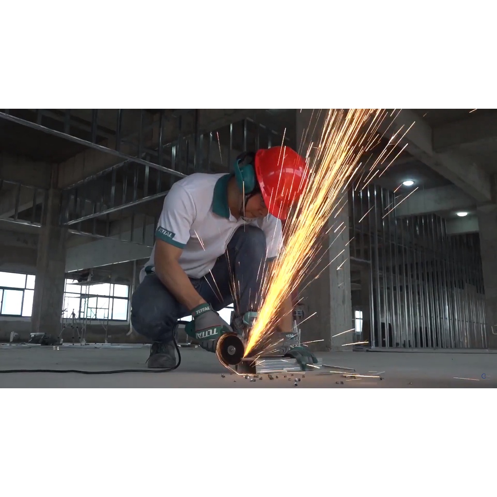 Máy mài góc 710W Trục 100/110mm CHÍNH HÃNG TG1071008 - Máy mơn, Máy mài cầm tay, Máy cắt Sắt/ Gỗ/ Đá TOTAL TOOLS WORLD