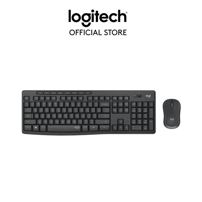 Bộ bàn phím + chuột không dây Logitech MK295