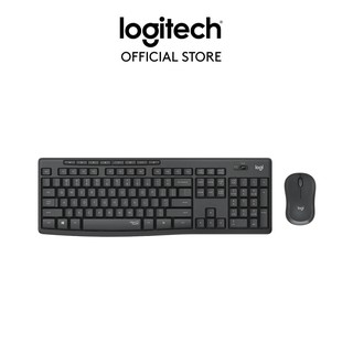 Bộ bàn phím & chuột không dây Logitech MK295 Silent - Công nghệ silent Touch