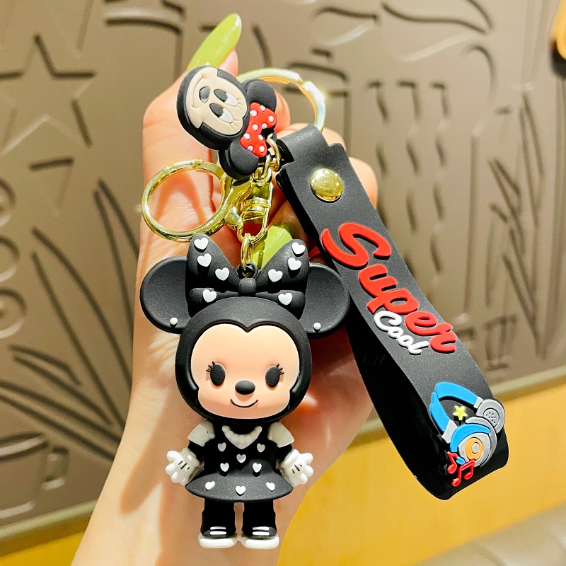 Móc Khóa Hình Chuột Mickey Và Minnie Dễ Thương