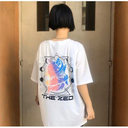 🌸Siêu Rẻ 💯  Áo thun tay lỡ THE ZED MÈO KHÔNG GIAN From Rộng Unisex CHẤT ĐẸP CÓ FREESHIP | BigBuy360 - bigbuy360.vn